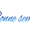 gif animé, blinkie,BONNE SEMAINE