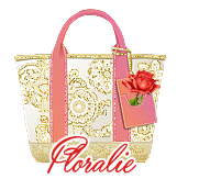 593 A Sac rose  et 593 B machine à  écrire - signature, blinkie