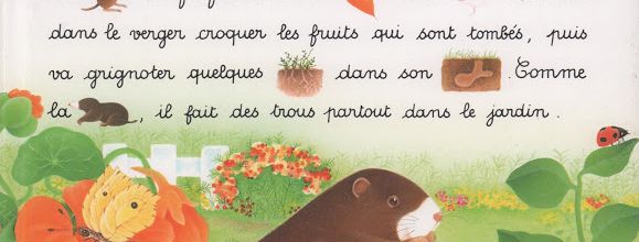 Je lis avec les animaux du jardin