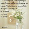 Dictons et Fête du jour St Julien + grille prénom !