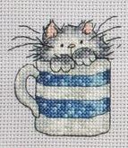 Chat-lon de thé.