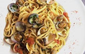 Linguine aux coquillages et huile d'argan