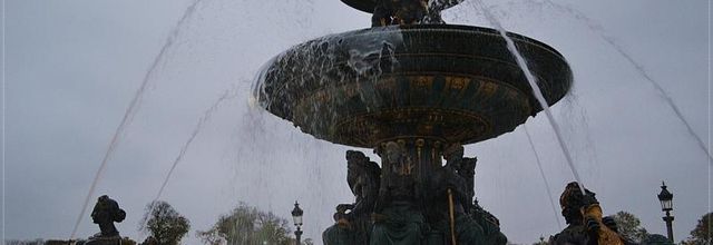 Place de la Concorde : La Fontaine des Fleuves