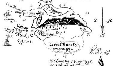 Et voici l'autre carte de Kidd qui n'avait pas été rendu public lors de sa découverte par Hubert Palmer dans les années 30. (Albert Fagioli)