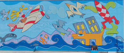 Caroline Cavalier  " Fresque"