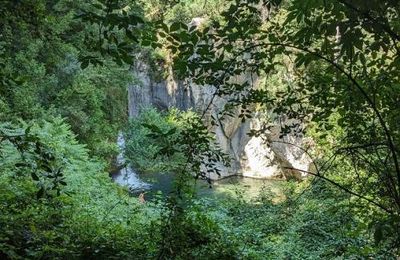 une cascade à Sospel 
