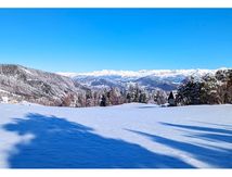 Quiétude d'un paysage de neige.