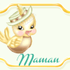 signatureanimee,oiseau voilette, maman