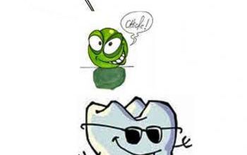 La dent creuse et le petit pois.
