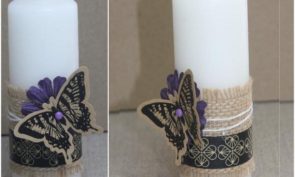 Scrap / Embellissement de bougie