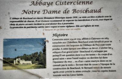 Abbaye de Boschaud - Dordogne