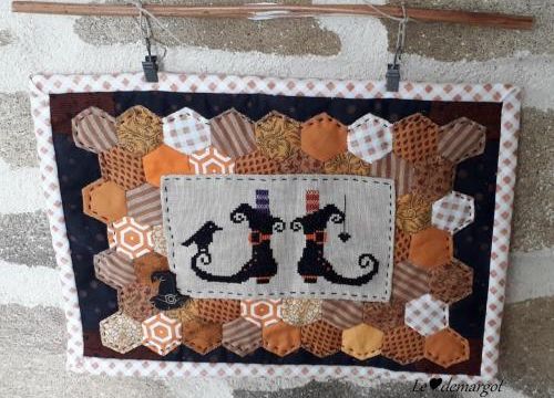 Patchwork / Les chaussures d'Halloween !