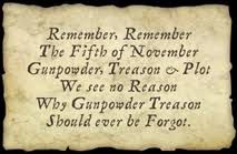 Un peu de civilisation britannique : Séquence Guy Fawkes' night