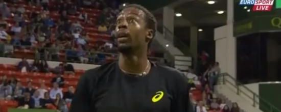 "Je suis noir donc je transpire beaucoup" : Gaël Monfils s'énerve contre l'arbitre