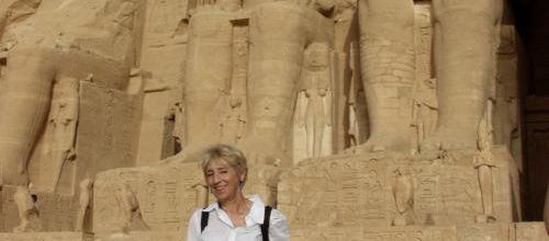 Jacqueline en Egypte croisière sur le nil