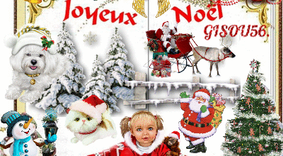 PETITE FILLE NOEL ANIMAUX