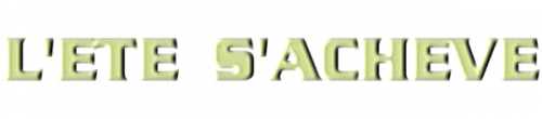 L'été s'acheve 