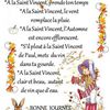 Dicton et Fête du jour + grille prénom !