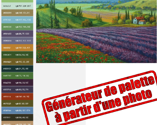 Dessin et peinture - vidéo 4054 : Comment créer une palette de couleurs à partir d'une photo ? - tous les médiums
