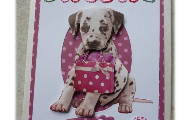 Une carte de réconfort "dalmat"