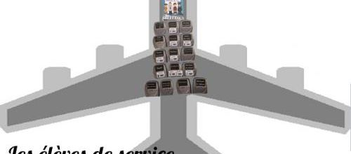 Les élèves de service