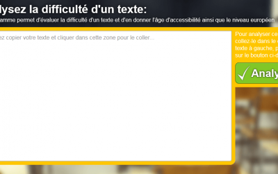 Evaluer la difficulté d'un texte