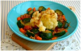 FLEURETTES  ET CES LÉGUMES AU BOEUF   