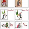 Petites cartes Joyeux Noël ......