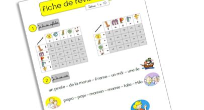 Fiche de révisions 1