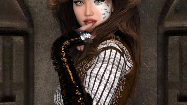 Jeune femme Steampunk (Daz Studio)