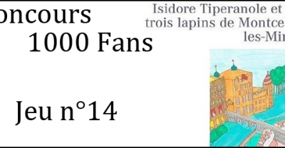 Concours 1000 Fans - Jeu n°14