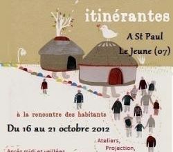 Rencontres à St Paul Le Jeune du 16 au 21 octobre 2012
