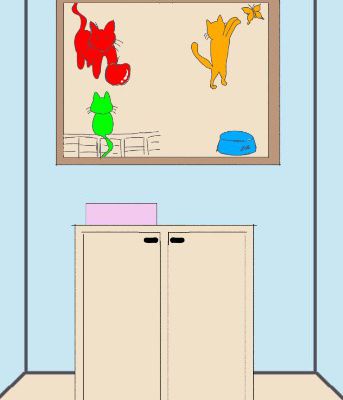 Escape room with a cat figurine - Tsukiyo - Dasshutsu