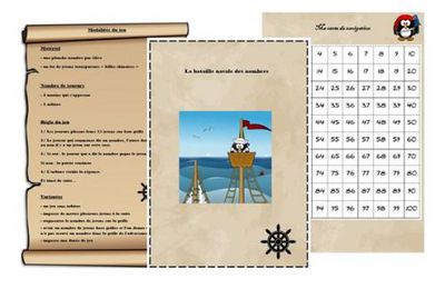 Atelier numération : la bataille navale des nombres (jusqu'à 100)