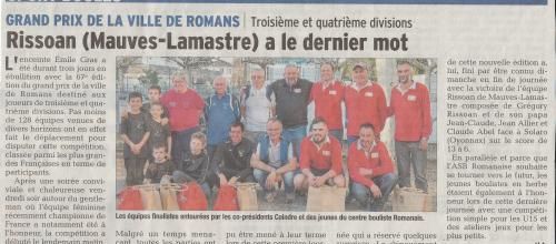 LBDSJ AU GRAND PRIX DE ROMANS
