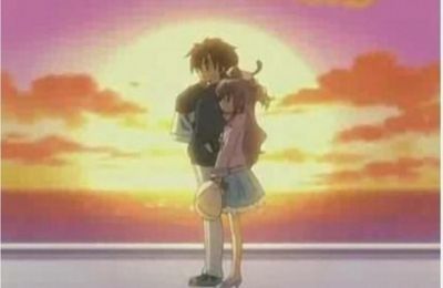 Hiroto et Kilari + coucher de soleil 