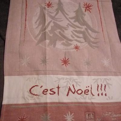 Torchon Noël Lilipoint