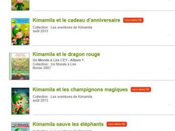 Des nouveaux albums de Kimamila pour les CP