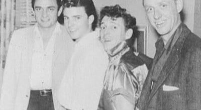 photo JOHNNY CASH -RICKY NELSON -GENE VINCENT ...