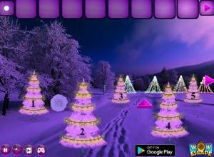 Christmas light forest escape soluce