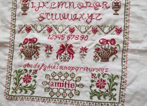 SAL Sampler fleuri étape 7