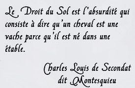 DROIT DU SOL Vs DROIT DU SANG ?