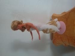 Poupee barbie robe de mariée 