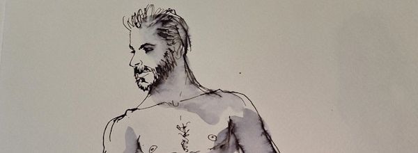 Lundi - Un homme debout.