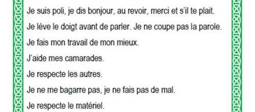 Contrat du Lion du bon comportement