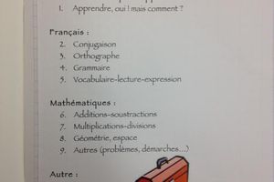 "Le cahier outils" qu'est-ce que c'est ?