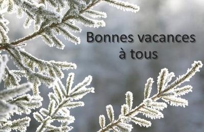 *Bonnes vacances d'hiver