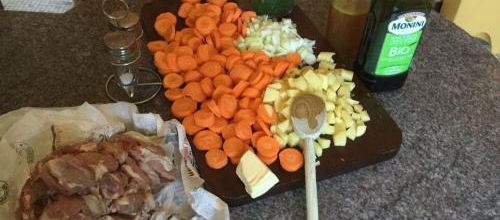 Cubes de veau aux légumes de Françoise