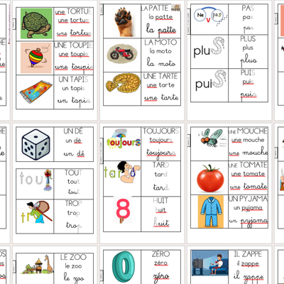 PTITES POULES: Dictées et encodage
