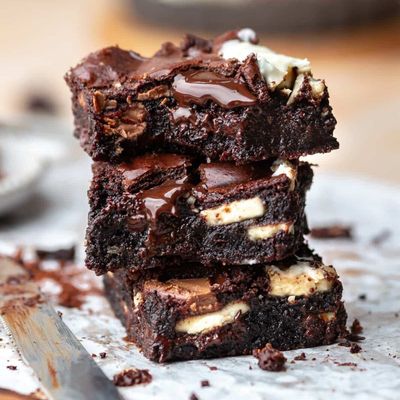 Brownies aux 3 chocolats